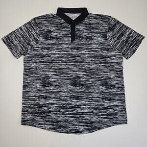 Under Armour UA Iso-Chill ABE Twist Polo Shirt Men's XL‎ Golf Loose Fit Stripped